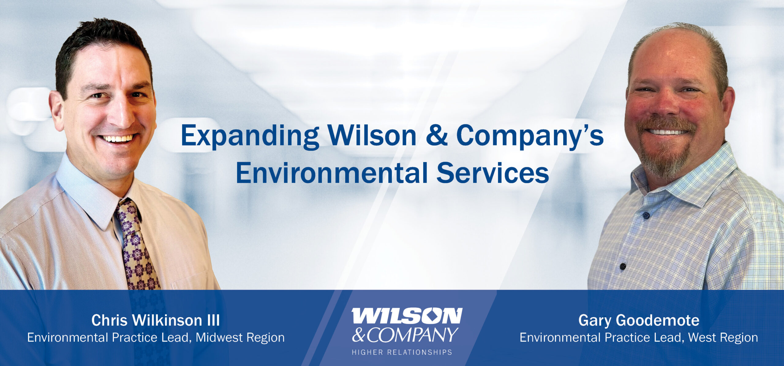 Gary Goodemote and Chris Wilkinson III join Wilson & Company to expand Environmental Services